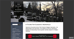 Desktop Screenshot of glasgownecropolis.org